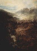 Joseph Mallord William Turner Morgen in den Corniston Fells, Cumberland oil